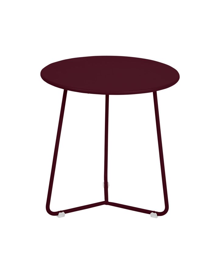 Cocotte Table D'Appoint Ø 34 Cm Cerise Noire