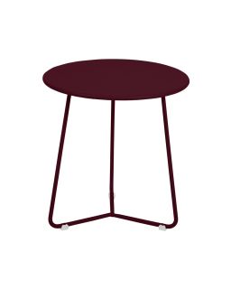 Cocotte Table D'Appoint Ø 34 Cm Cerise Noire