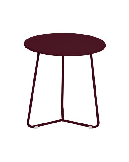 Cocotte Table D'Appoint Ø 34 Cm Cerise Noire