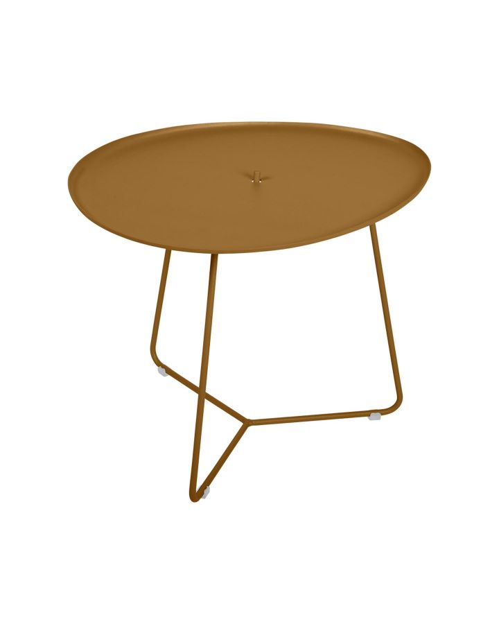 Cocotte Table Basse Ovale 55 X 44.5 Cm, Plateau AmoviblePain D'Épices