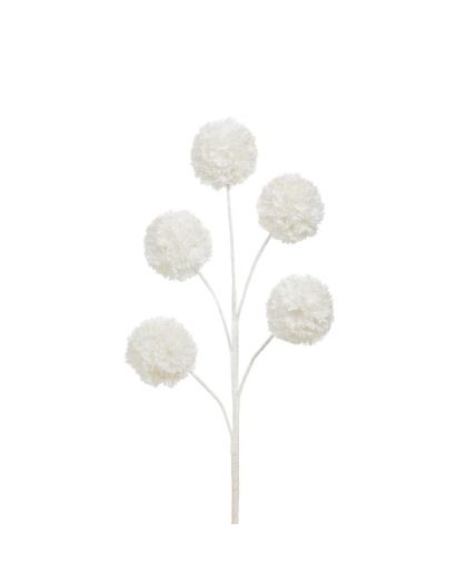 Tige Fleur Sylvia Blanc H89 Cm, Taille 0X0X89 Cm