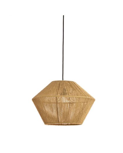 Suspension Ø40X26,5 Cm Fugia Jute Vert Clair