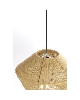 Suspension Ø40X26,5 Cm Fugia Jute Vert Clair