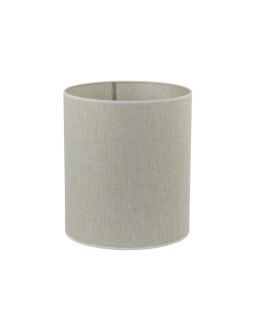 Abat-Jour Cylindre 25-25-30 Cm Breska Perle Blanc