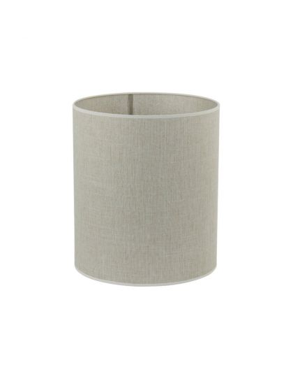 Abat-Jour Cylindre 25-25-30 Cm Breska Perle Blanc