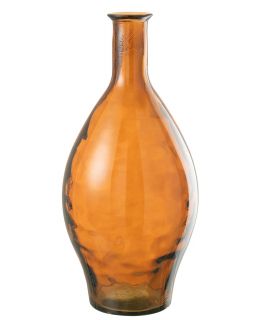 Vase Haut Verre Brun (26x26x60cm)
