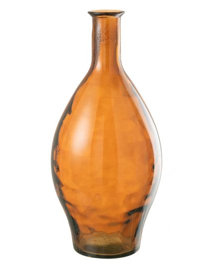 Vase Haut Verre Brun (26x26x60cm)