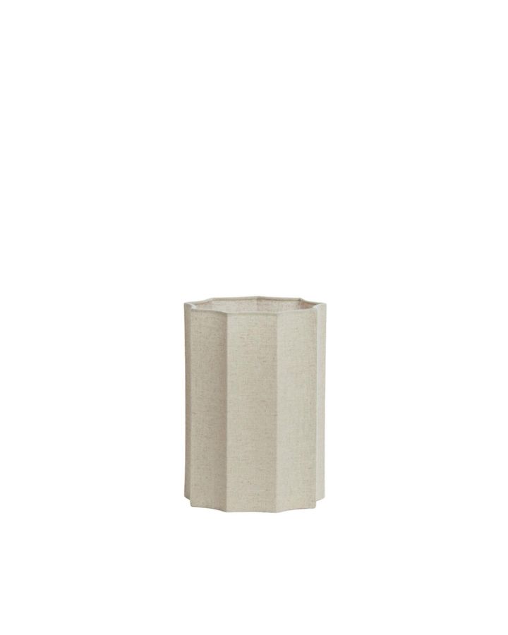 Abat-Jour Cylindre 18X18X25 Cm Disli Naturel