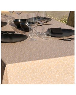 Nappe Plastifiee Antibes Natural 250X150 Cm