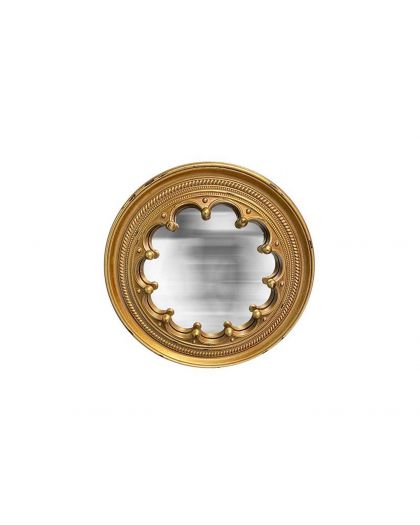 Miroir Cali Convexe Dore Ø19Cm