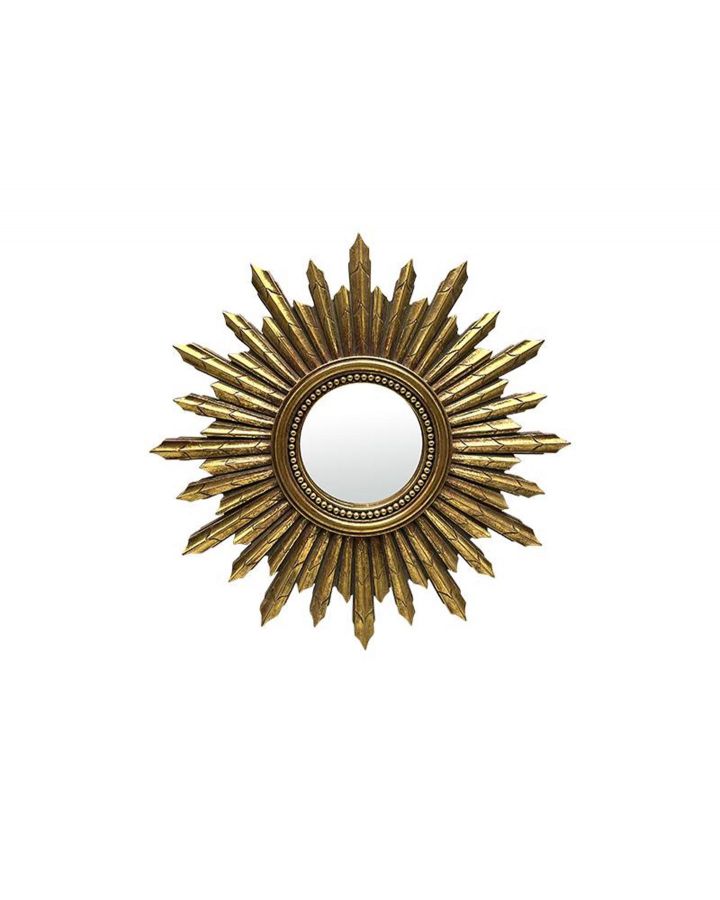 Miroirs Soleil Dore Ø30Cm