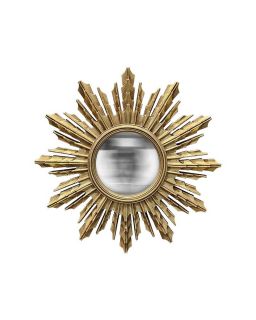 Miroir Convexe Dore Helios Ø31,3Cm