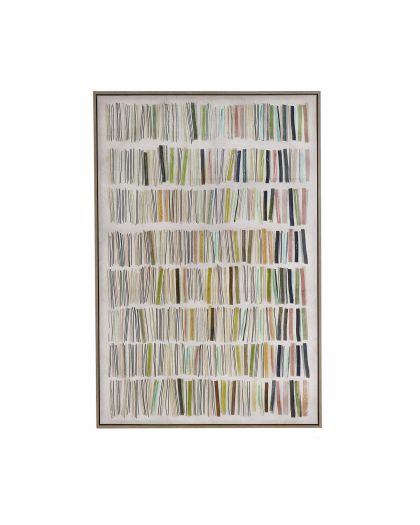  Raias Toile Avec Cadre CanvasBois L 83 X W 4 X H 123 Cm Multicolore