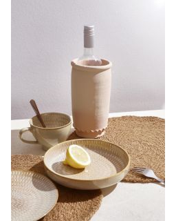 Unik Bol À Céréales Porcelaine Ø12 X H 6 Cm Beige