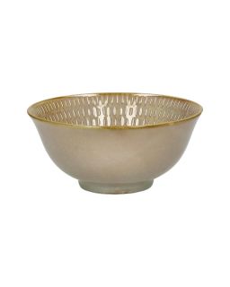  Unik Bol À Soupe Porcelaine Ø15,5 X H 7 Cm Beige