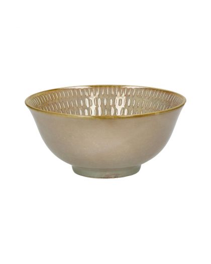  Unik Bol À Soupe Porcelaine Ø15,5 X H 7 Cm Beige