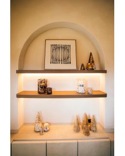  Bergamo Toile Avec Cadre LinMdf L 63 X W 4,3 X H 63 Cm Noirblanc
