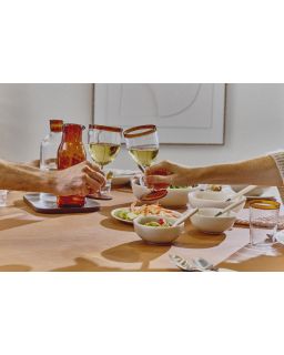  Biscotti Bol À Soupe Porcelaine Ø17 X H 6,3 Cm Grisbeige