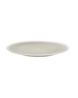  Biscotti Assiette Plate Porcelaine Ø26,8 X H 2 Cm Grisbeige