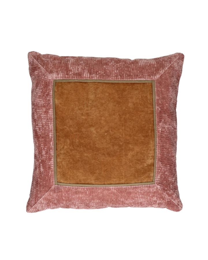  Pioni Coussin Coton L 50 X W 50 Cm Orange