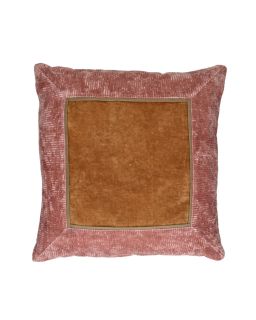  Pioni Coussin Coton L 50 X W 50 Cm Orange