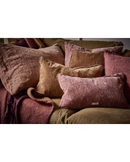  Pioni Coussin Coton L 50 X W 50 Cm Orange