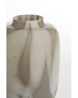 Vase Ø24X34 Cm Kobala Glass Grey-Cream