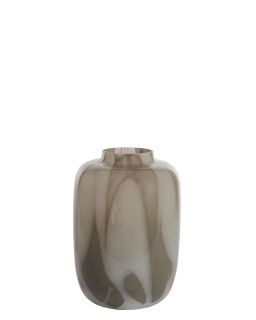 Vase Ø24X34 Cm Kobala Glass Grey-Cream