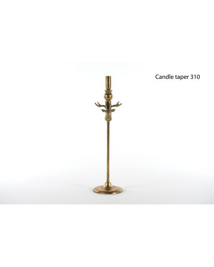 CaribouBougeoirOld GoldØ11.5Xh45Cm