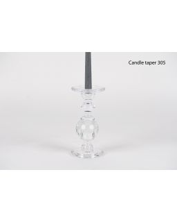 Nid D'AbeilleBougeoir En VerreØ11,5Xh24Cm