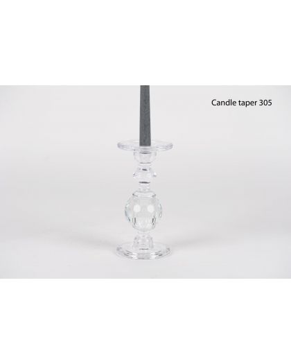 Nid D'AbeilleBougeoir En VerreØ11,5Xh24Cm