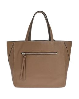 Cuir Vachette Petit Grain Couleur, Taupe Matière, Cabas Parisien Mm