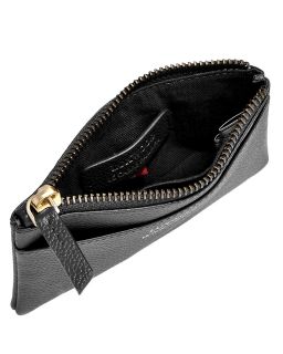 Cuir Vachette Petit Grain Couleur, Noir Matière, Zoé Porte Monnaie Cuir