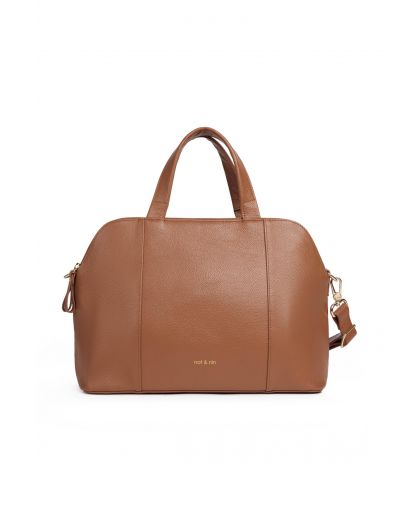 Cabas Trois Compartiments Deux Zips, Taille H25,5X35X15Cm100% Cuir Veritable Vac
