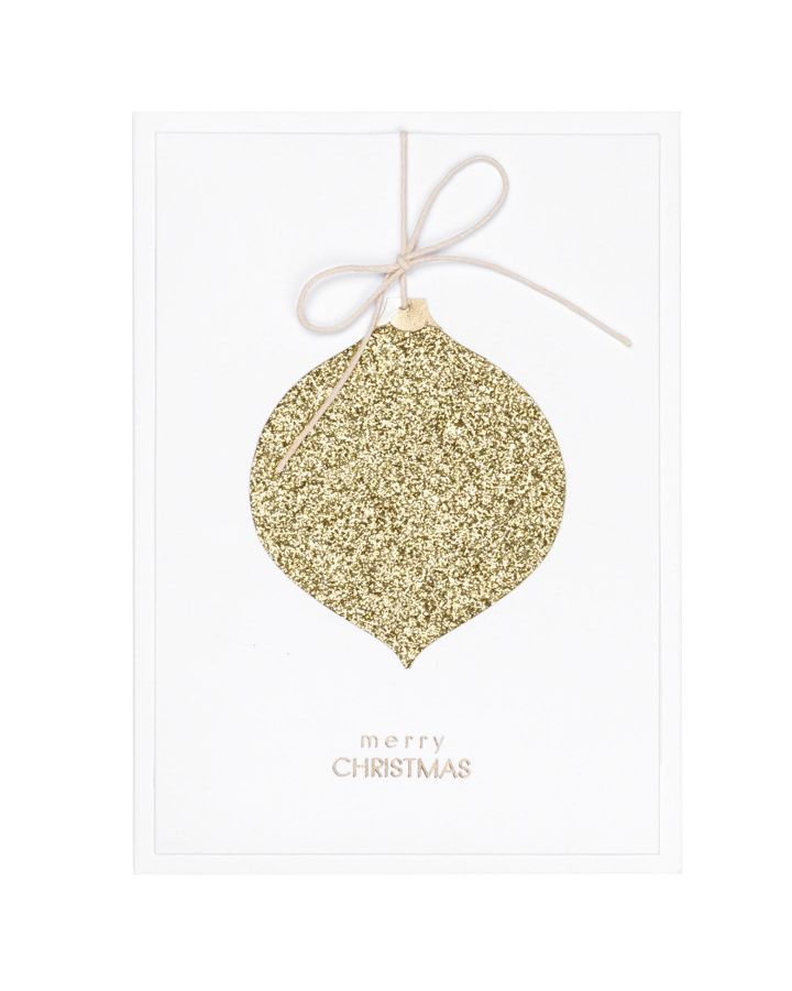 Glitter Hanger Card,