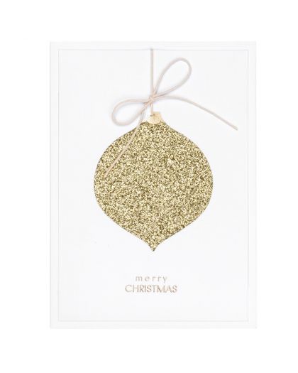 Glitter Hanger Card,