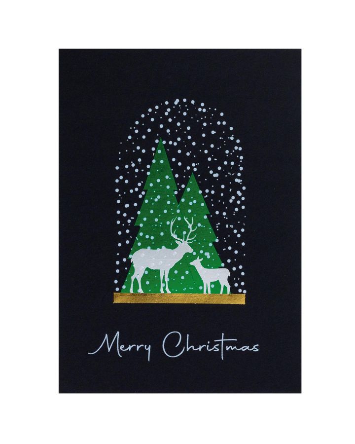 Cloche Card Merry Christmas,