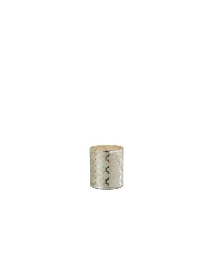 Phosphore Verre Argent Extra Small(8x8x9,5cm)