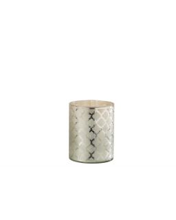 Phosphore Verre Argent Small (12x12x15cm)