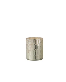 Phosphore Verre Argent Small (12x12x15cm)