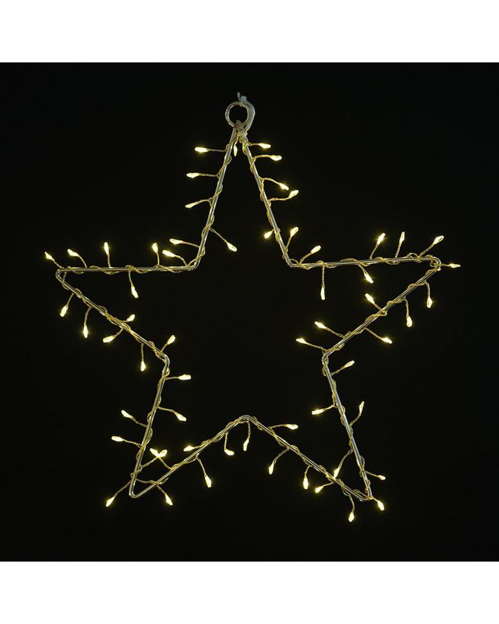 Liva Cluster Stjerne, 60Led, Guld