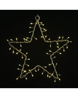 Liva Cluster Stjerne, 60Led, Guld