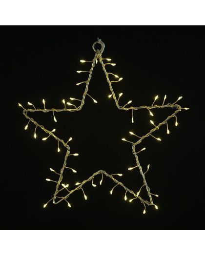 Liva Cluster Stjerne, 60Led, Guld