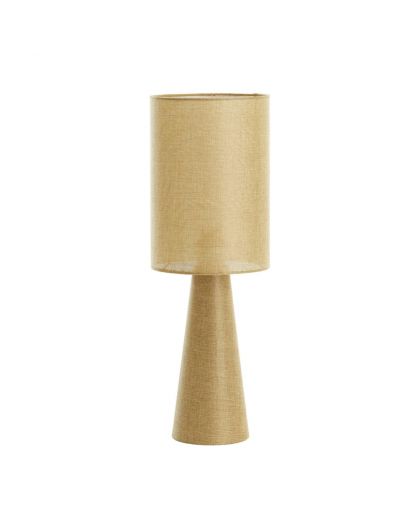 Table Lamp Ø20X58 Cm Micky Linen Olive Green