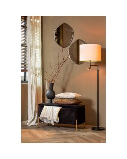 Lampadaire Ø25X140 Cm Montana Noir Mat Avec Led
