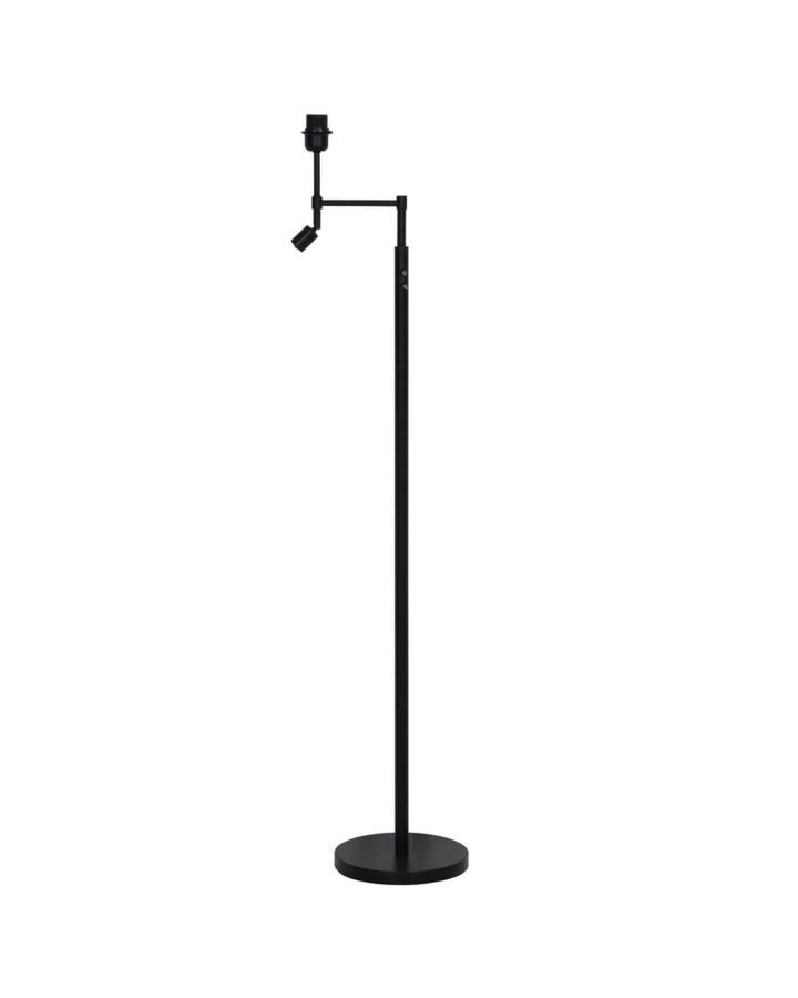 Lampadaire Ø25X140 Cm Montana Noir Mat Avec Led
