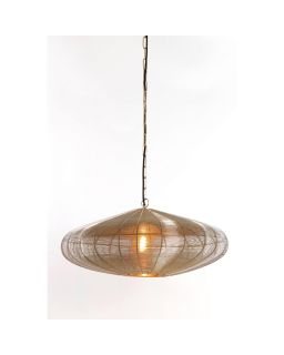 Suspension Ø60X23 Cm Bahoto Or Clair