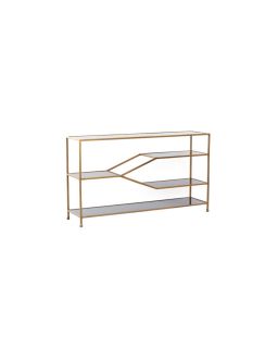 Console Aino Verre Fumé Bronze Antique 140x35x80 cm