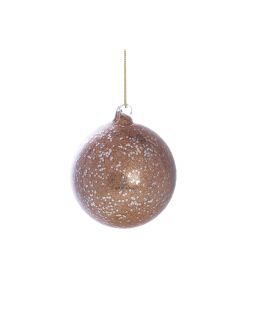 Boule Eclat Paillettes Ø8Cm Cuivrée