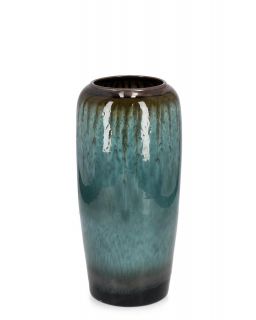 P.Vase Coira Évasé Vert Melange H50,Taille Ø26X50Hcm
